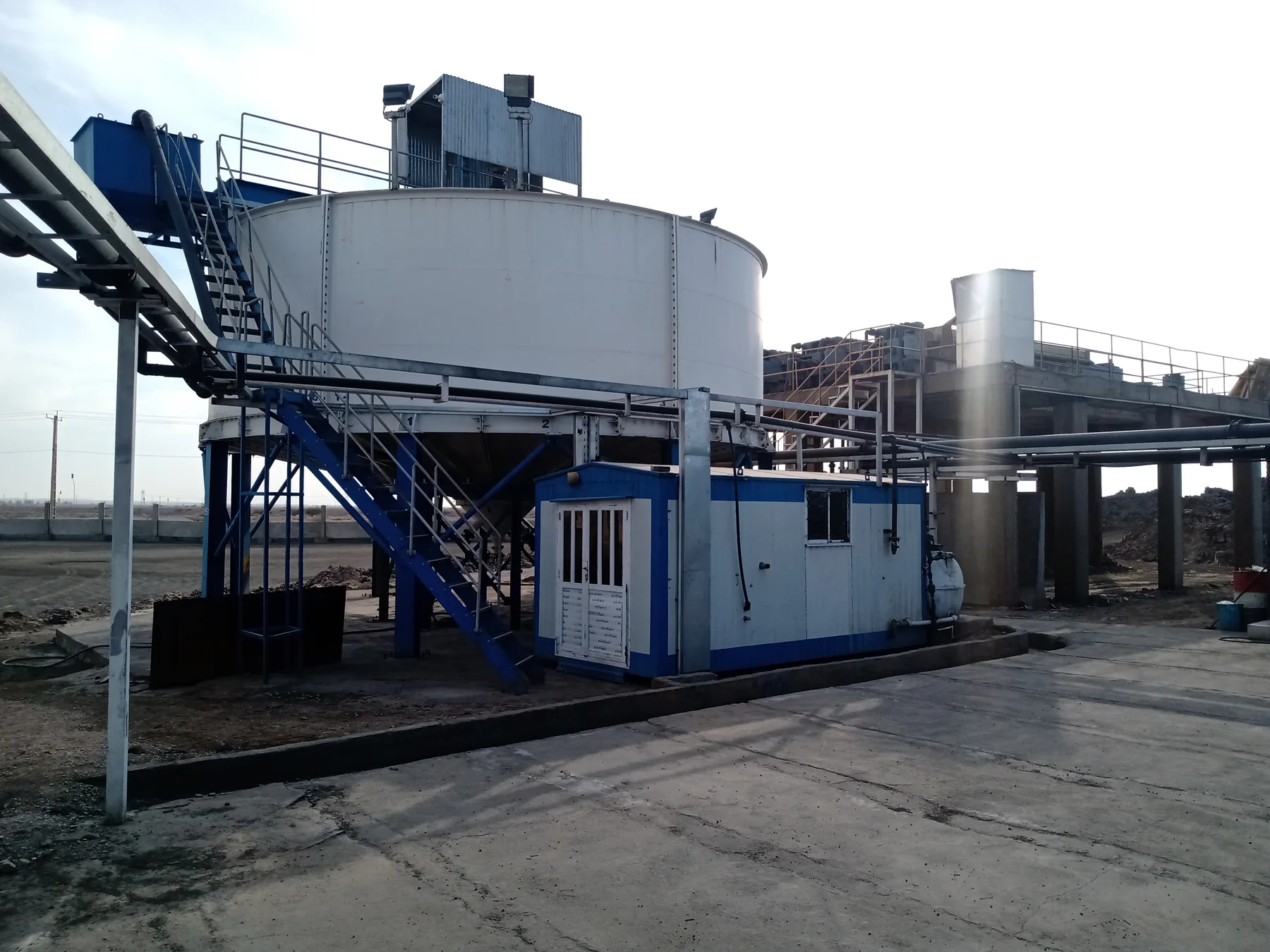سکوی سپراتور کارخانه طبس