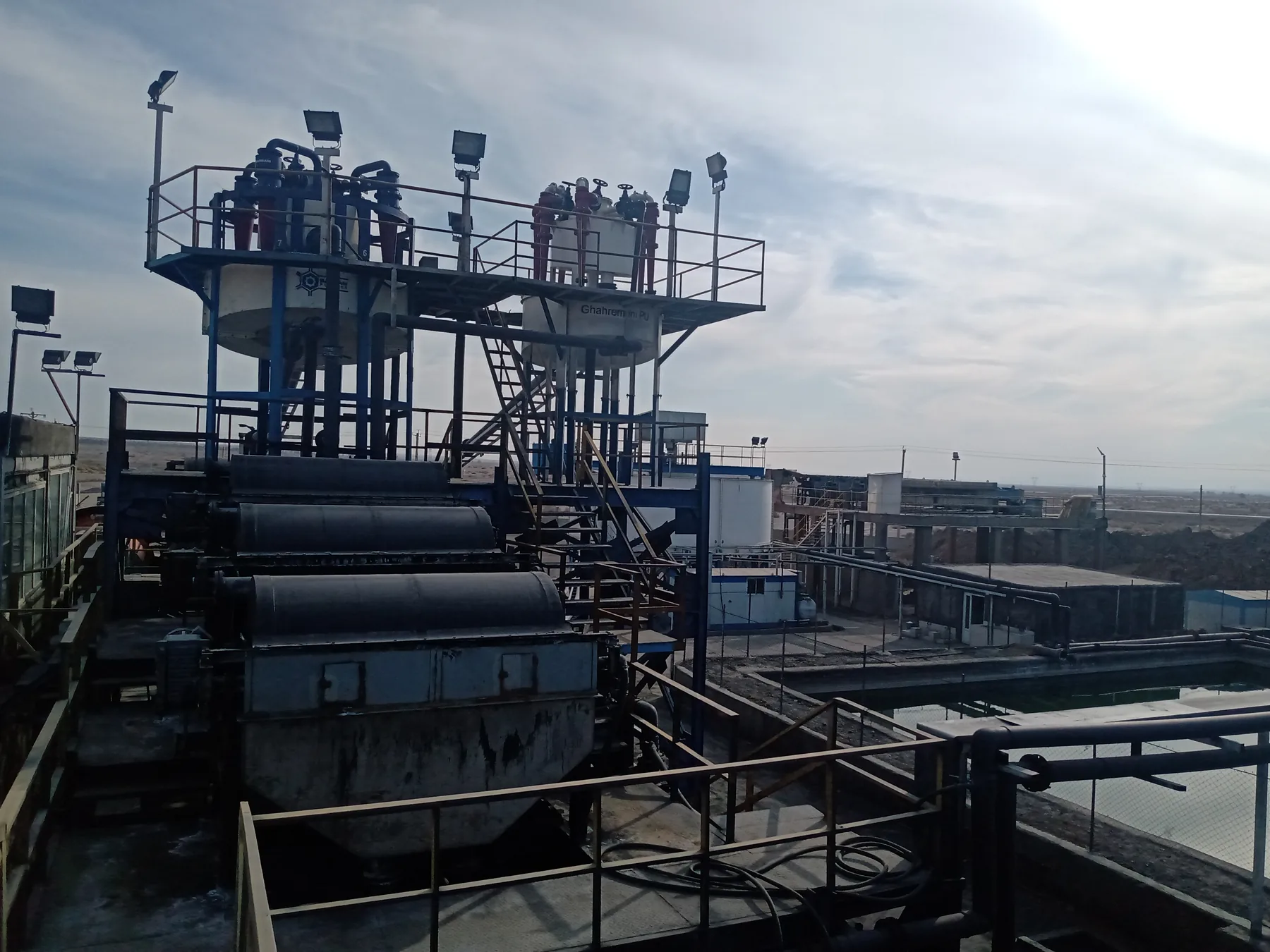 فیلتر آبگیری کارخانه طبس